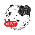 black and white hand drawn moon logo